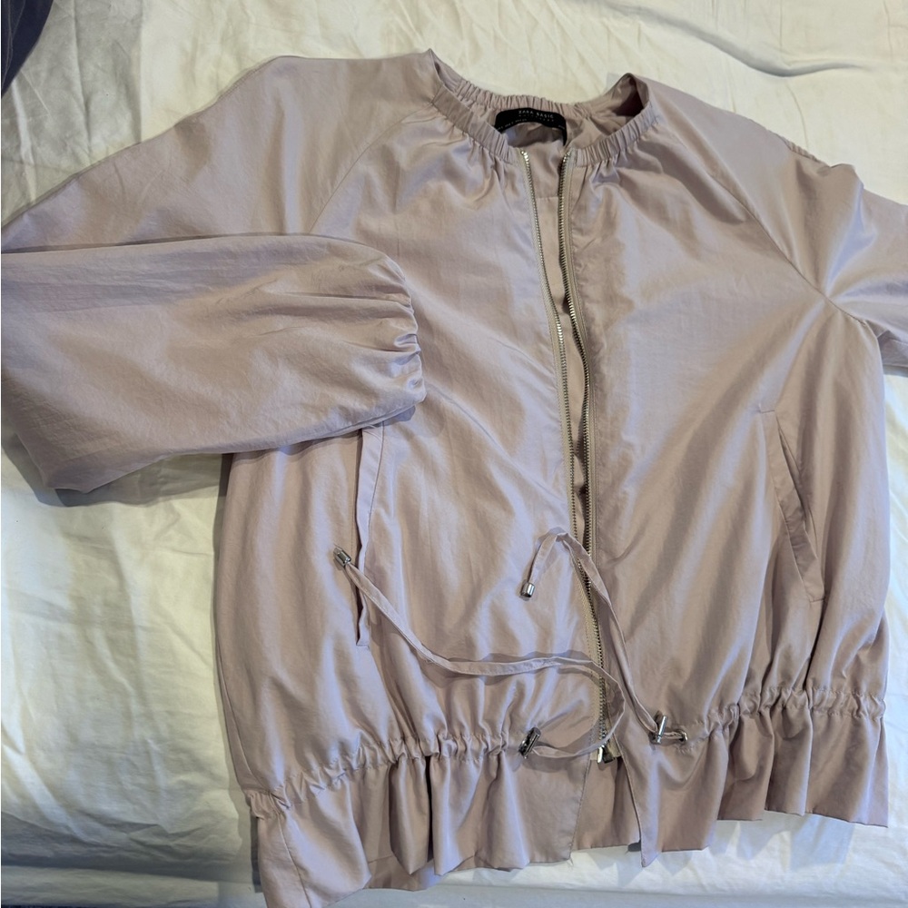 Zara Basic Blush Pink Outerwear - image 3